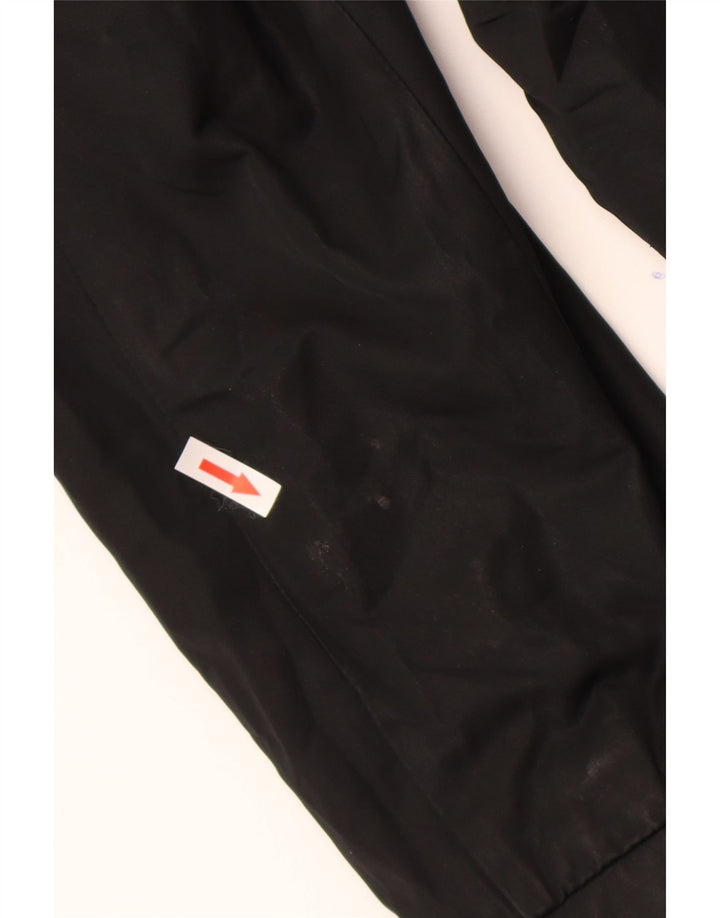 Zara vindjakkejakke med hætte til kvinder UK 18 XL Sort polyester
