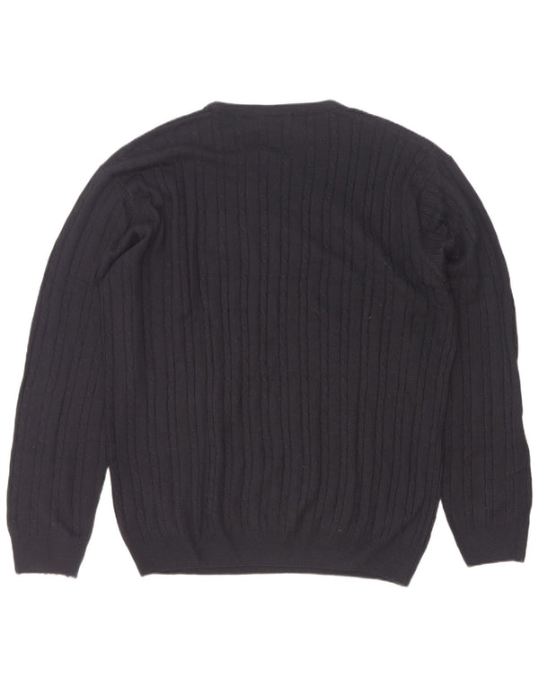 Lotto Herre Crew Neck Jumper Sweater 2XL Sort Akryl