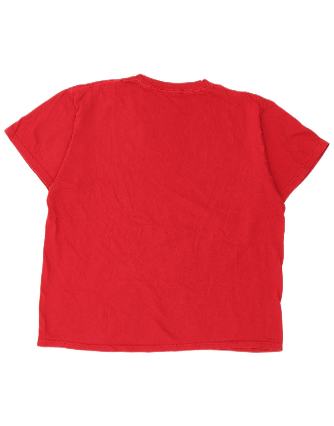 Hard Rock Cafe Herre Athens Grafisk T-Shirt Top Medium Rød Bomuld