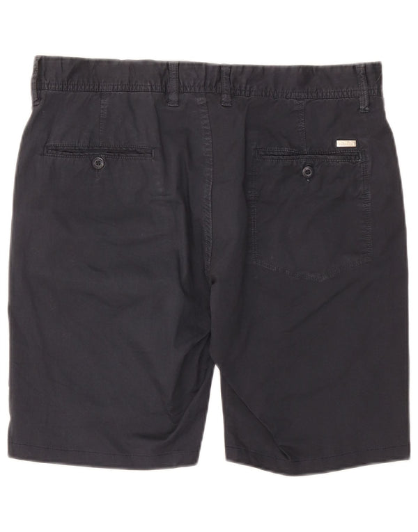 Ellesse Herre Chino Shorts IT 50 Large W34 Marineblå Bomuld