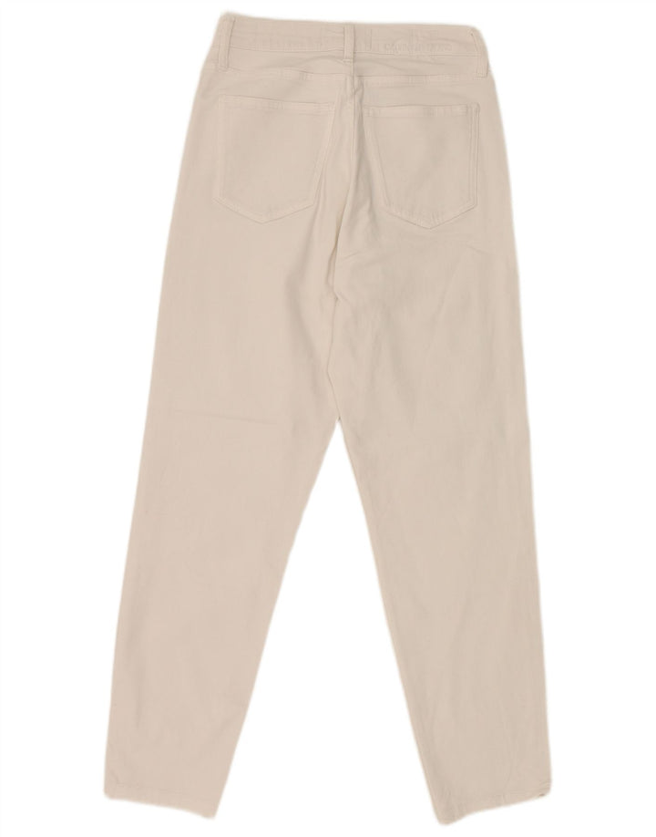 Calvin Klein koniske jeans til kvinder W26 L26 Hvid