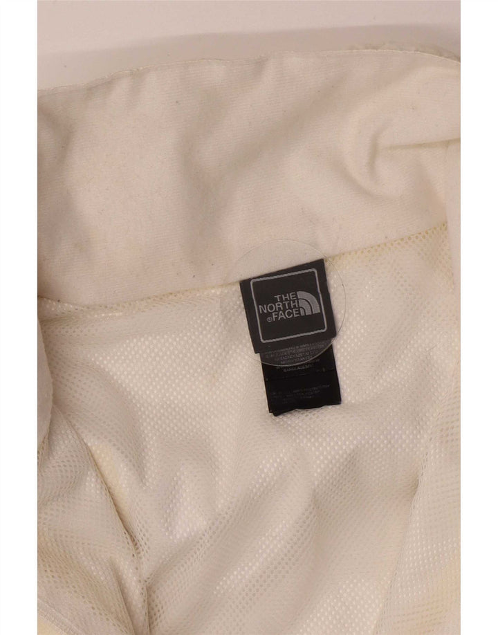 The North Face Regnjakke med hætte til kvinder UK 14 Medium White Nylon