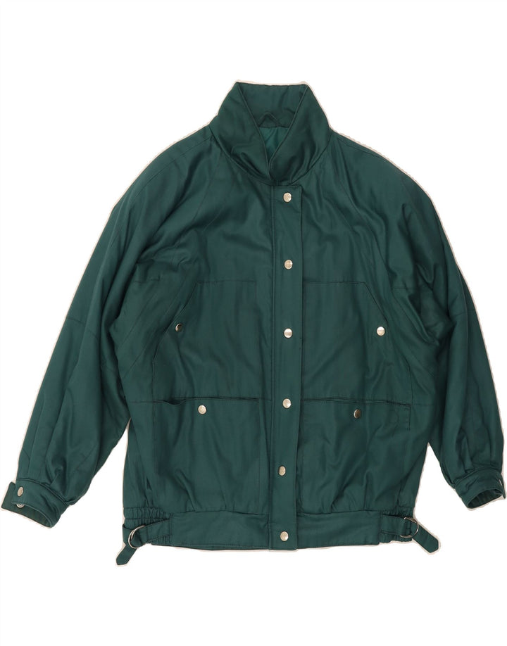 VINTAGE Womens Bomber Jacket UK 20 2XL Green Vintage Vintage and Second-Hand Vintage from Messina Hembry 