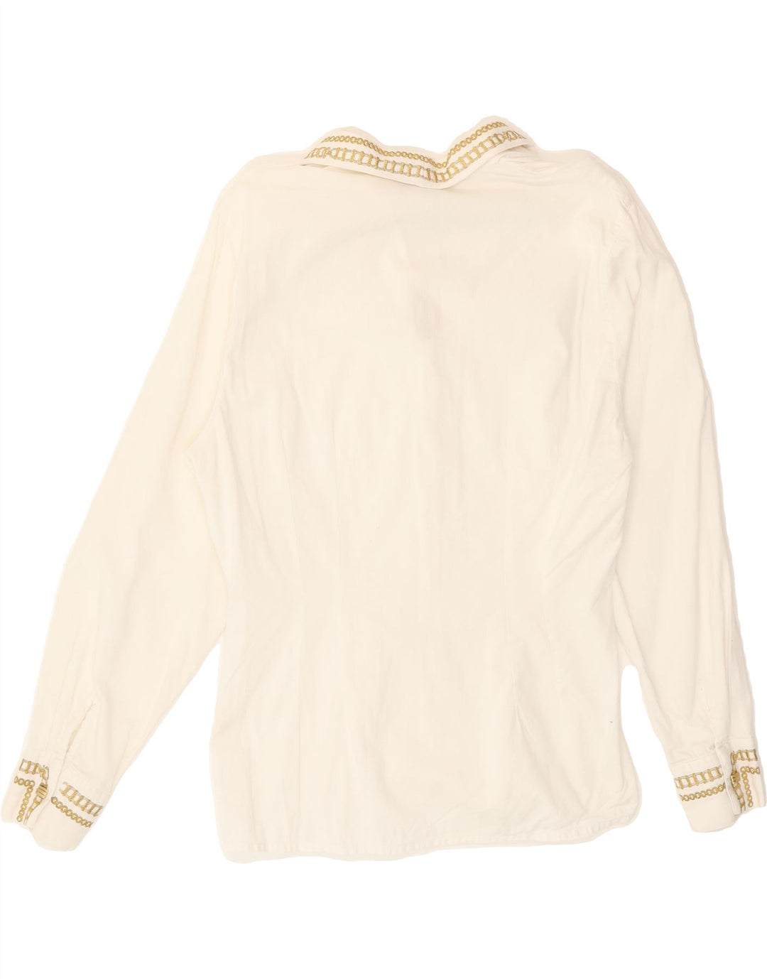 ENARA CAMICE Womens Shirt Blouse UK 14 Large White Vintage Enara Camice and Second-Hand Enara Camice from Messina Hembry 