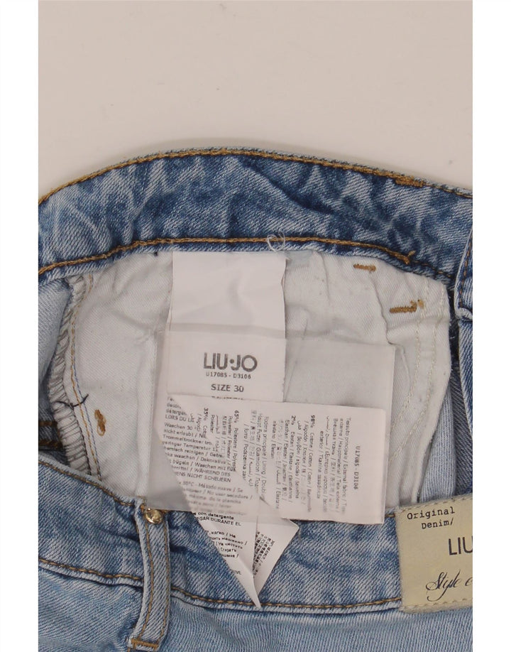 Liu Jo Dame Bootcut Jeans W30 L26 Blå Bomuld