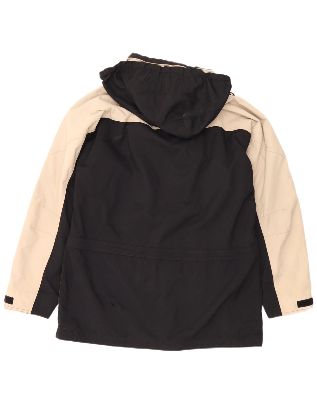 Camel Active Herre Hooded Windbreaker Jacket UK 38 Medium Black Colourblock