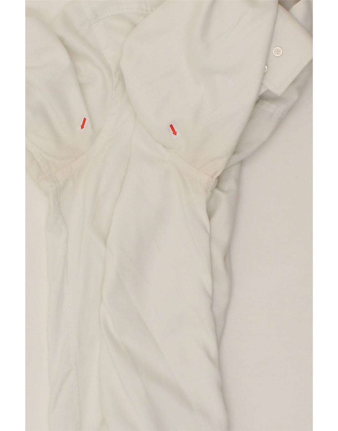 HUGO BOSS Herre Slim Fit Skjorte Størrelse 41 Medium Hvid Bomuld