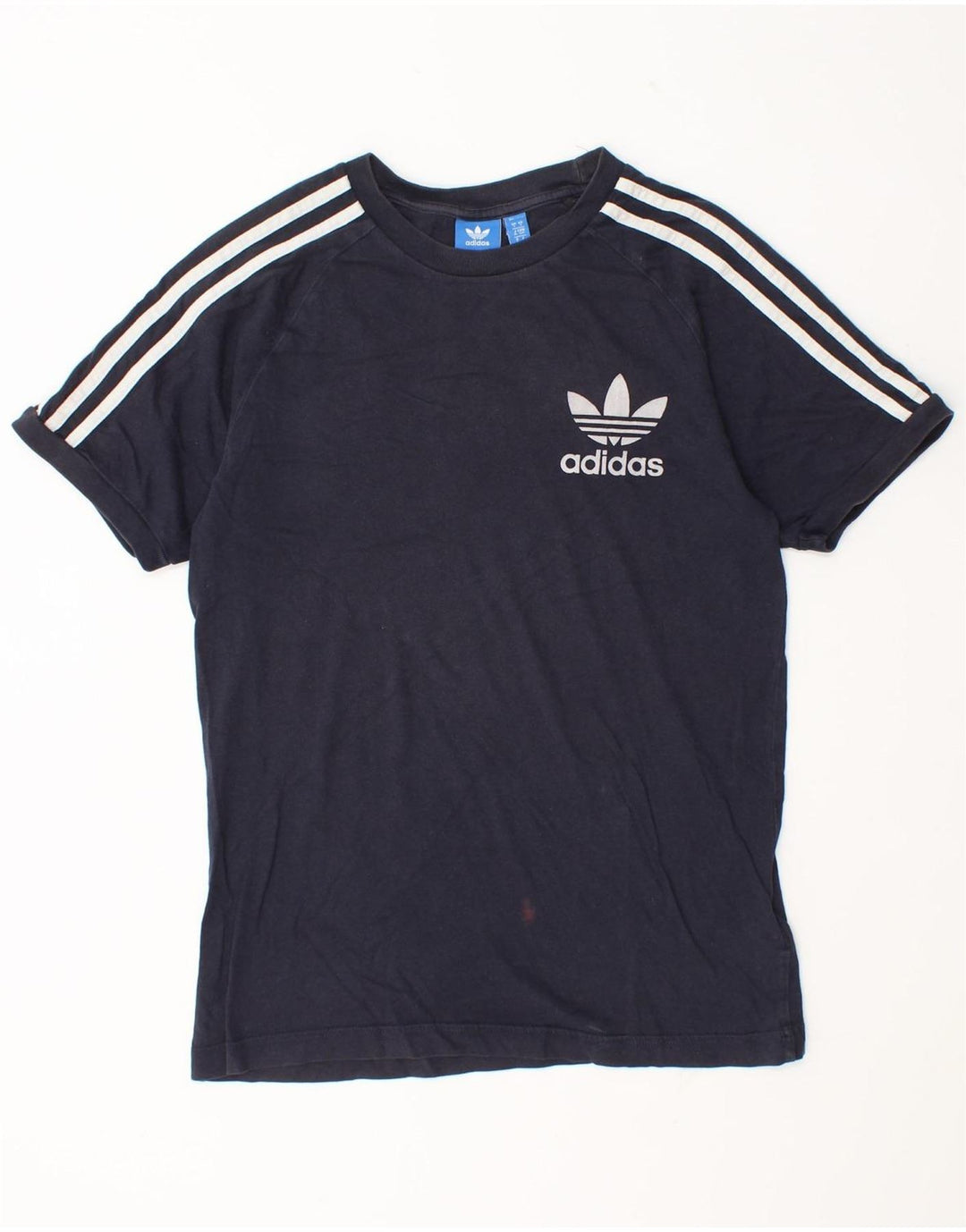 Adidas T-shirt top til mænd, lille marineblå bomuld