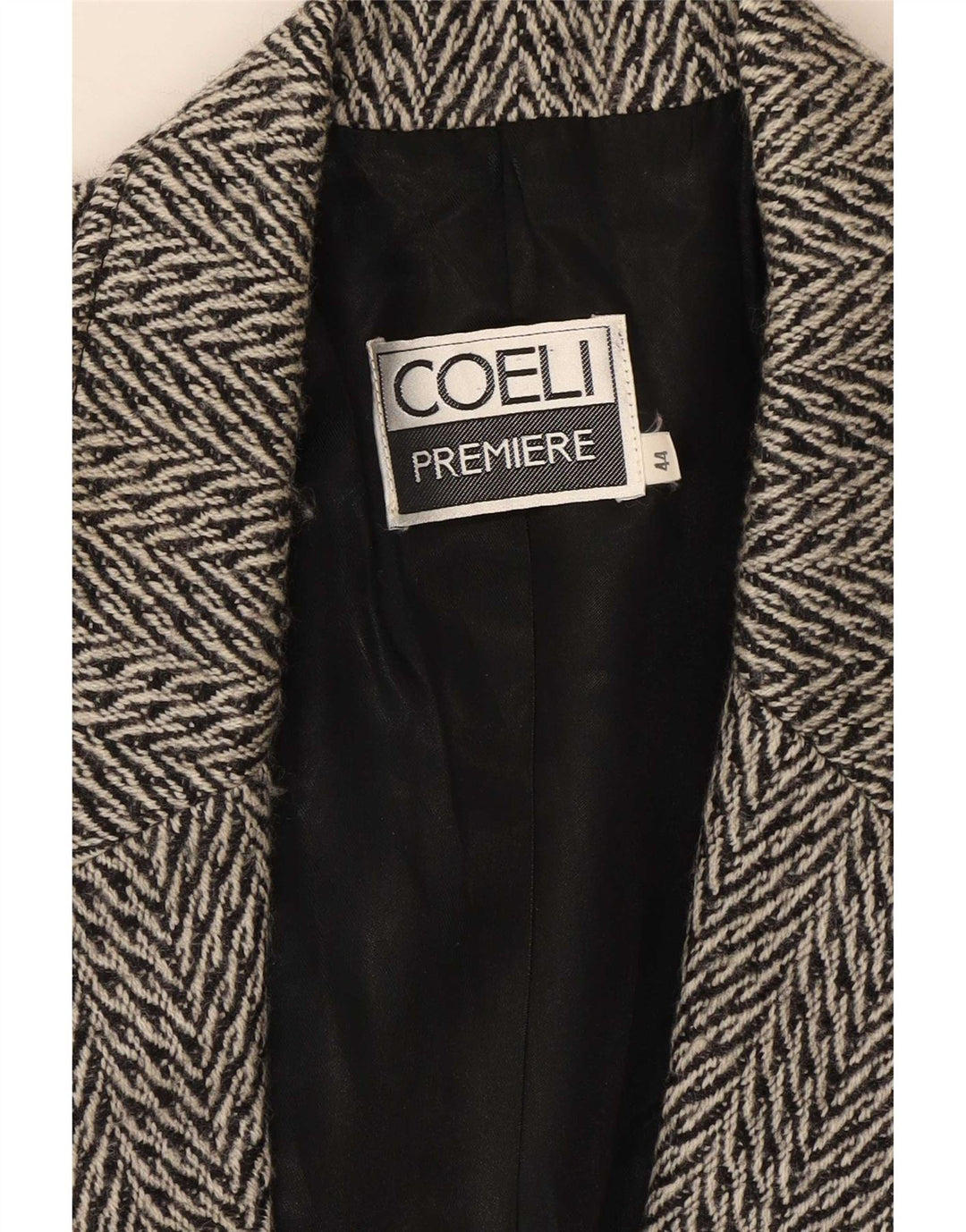 Coeli Premiere Dame 2 Button Blazer Jacket IT 44 Medium Grey Sildeben
