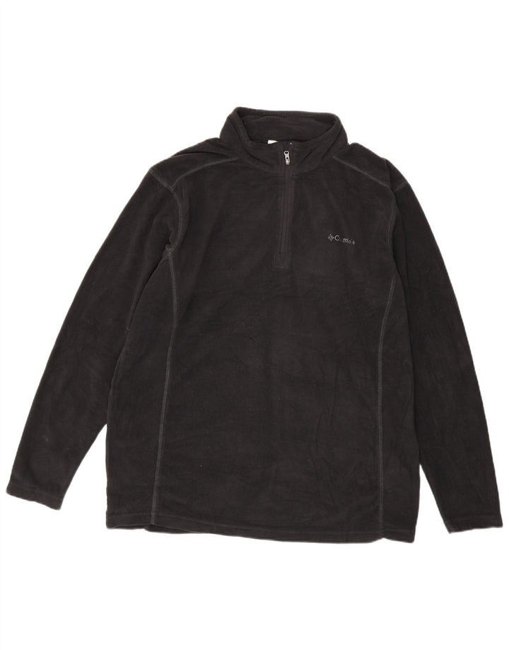Columbia Fleece Jumper med lynlås til mænd XL Sort