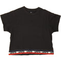 LEVI'S Womens Graphic T-Shirt Top UK 14 Medium Black Cotton Vintage Levi's and Second-Hand Levi's from Messina Hembry 