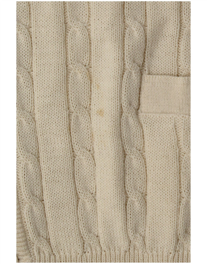 Navigare Herre Cardigan Sweater XL Off White