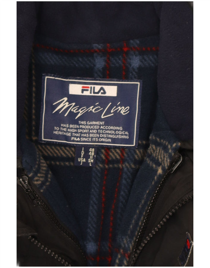 Fila Herre Utility Jacket IT 48 Medium Sort Polyester