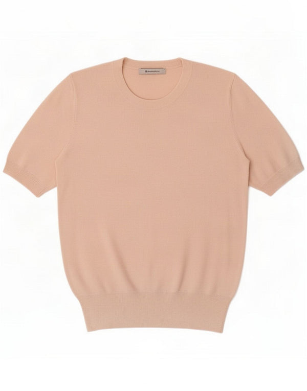 Zara Dame Kortærmet Bluse Top UK 10 Small Pink