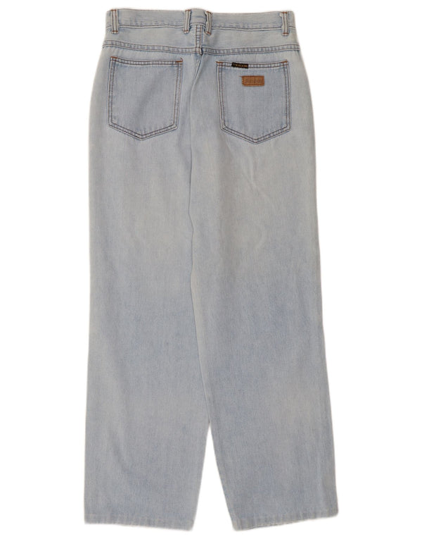 VINTAGE Højtaljede koniske jeans til kvinder W26 L26 Blå