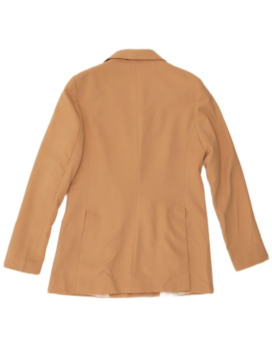 Oasis Dame Dobbeltradet Blazer Jacket UK 10 Small Beige Polyester