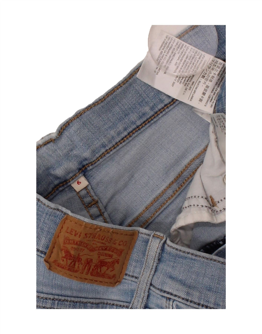 LEVI'S Womens Denim Shorts US 6 Medium W30  Blue Cotton Vintage Levi's and Second-Hand Levi's from Messina Hembry 