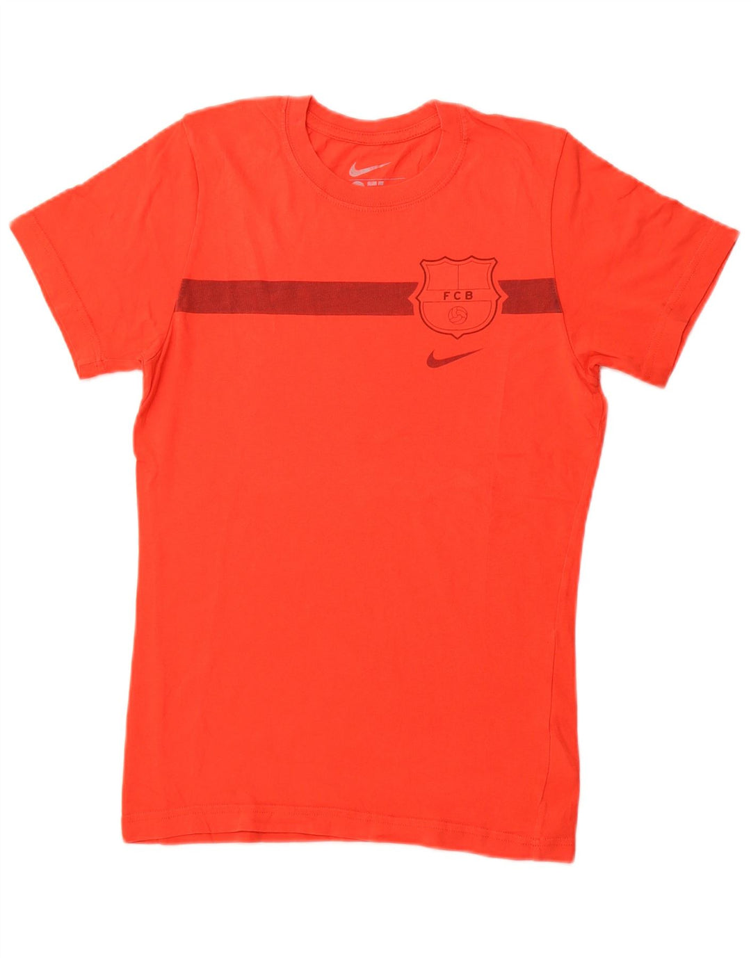 NIKE Herre FCB Small Red Colourblock Cotton Sports