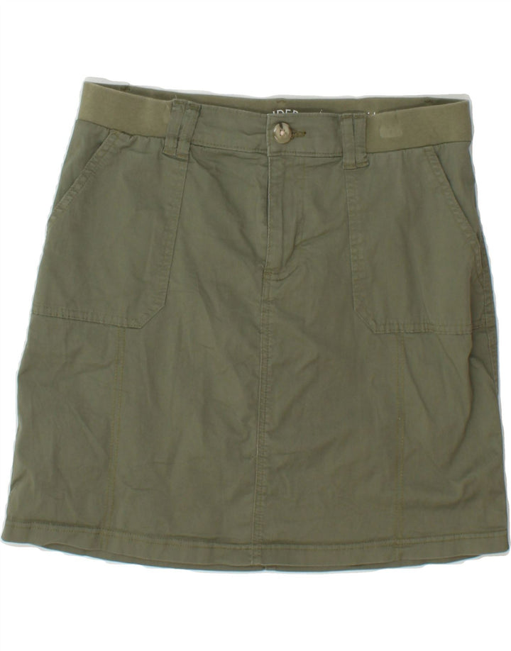 LEE Womens Riders Midrise Mini Skirt US 8 Medium W30  Khaki Cotton Vintage Lee and Second-Hand Lee from Messina Hembry 