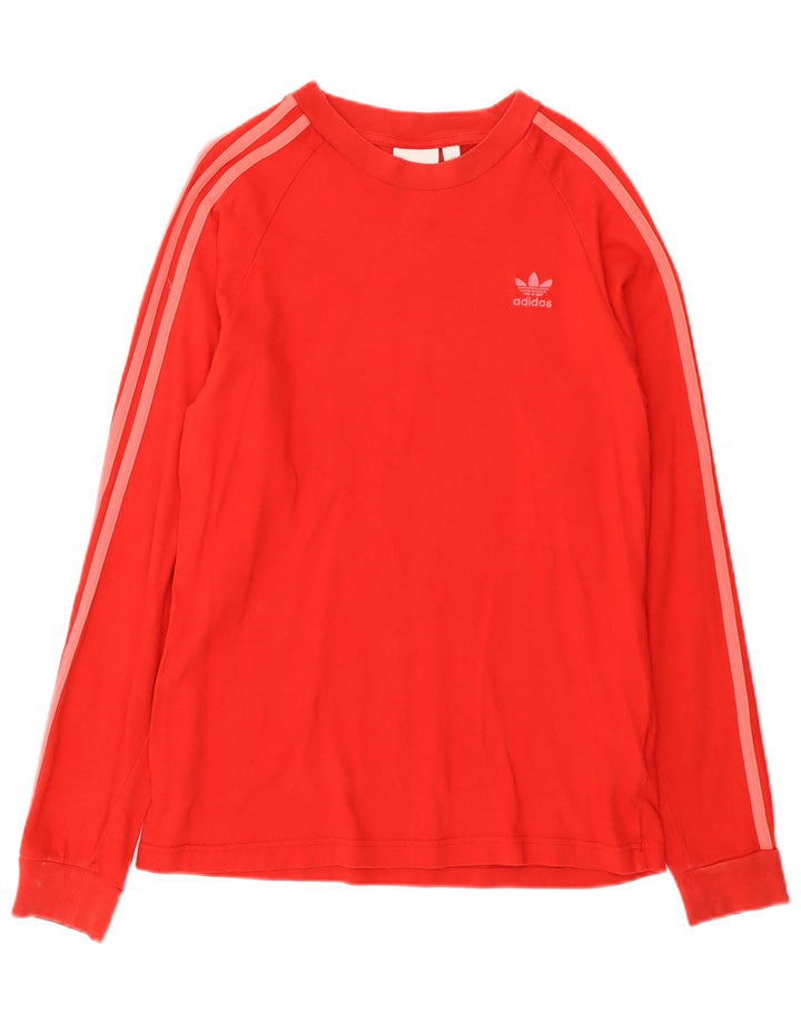Adidas Herre Top Langærmet Lille Rød Bomuld