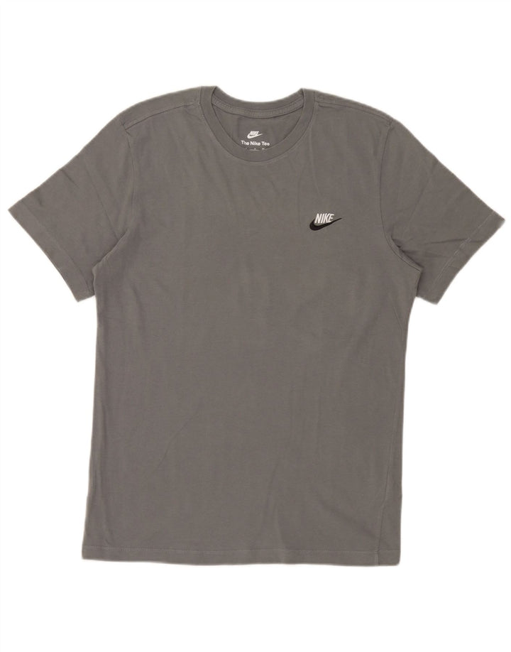 Nike herre T-shirt top lille grå bomuld
