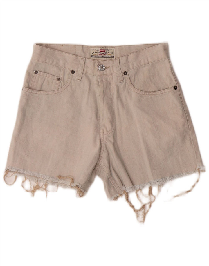 Levi's denimshorts til kvinder W29 Medium Off White