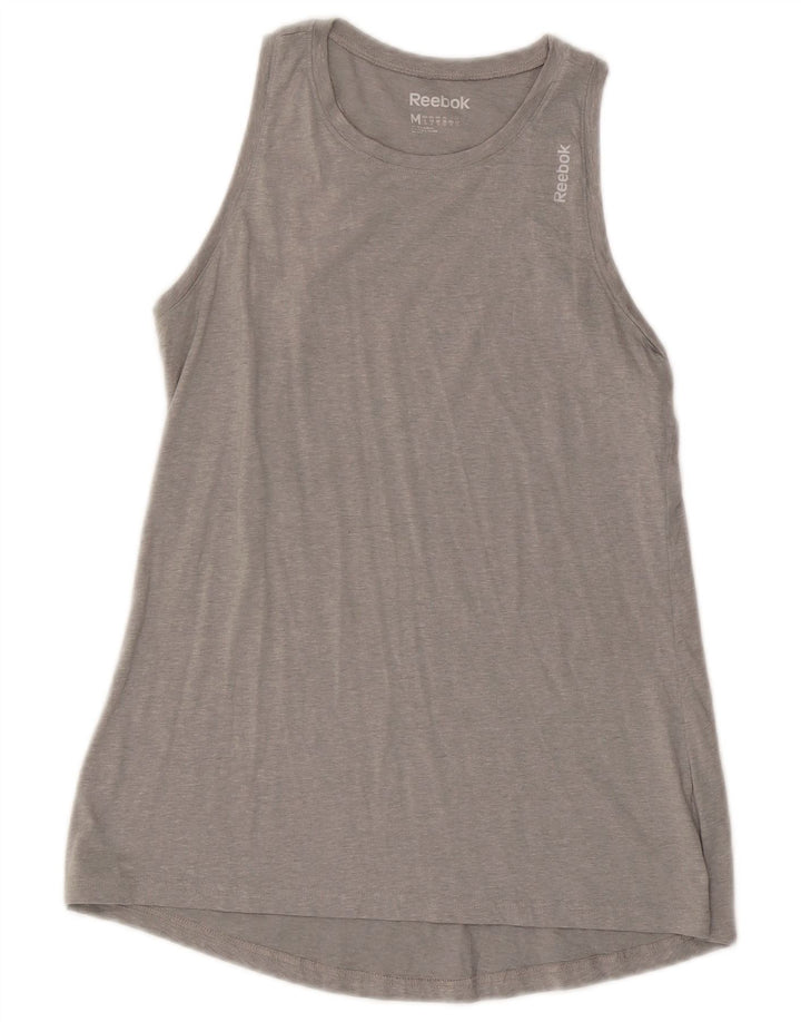 Reebok Damevest Top UK 12 Medium Grey Flecked