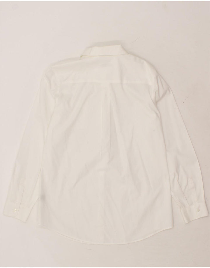 ORVIS Womens Shirt US 10 Large White Cotton Vintage Orvis and Second-Hand Orvis from Messina Hembry 