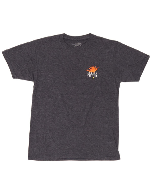 O'Neill Herre Modern Fit Grafisk T-Shirt Top Lille Grå Bomuld