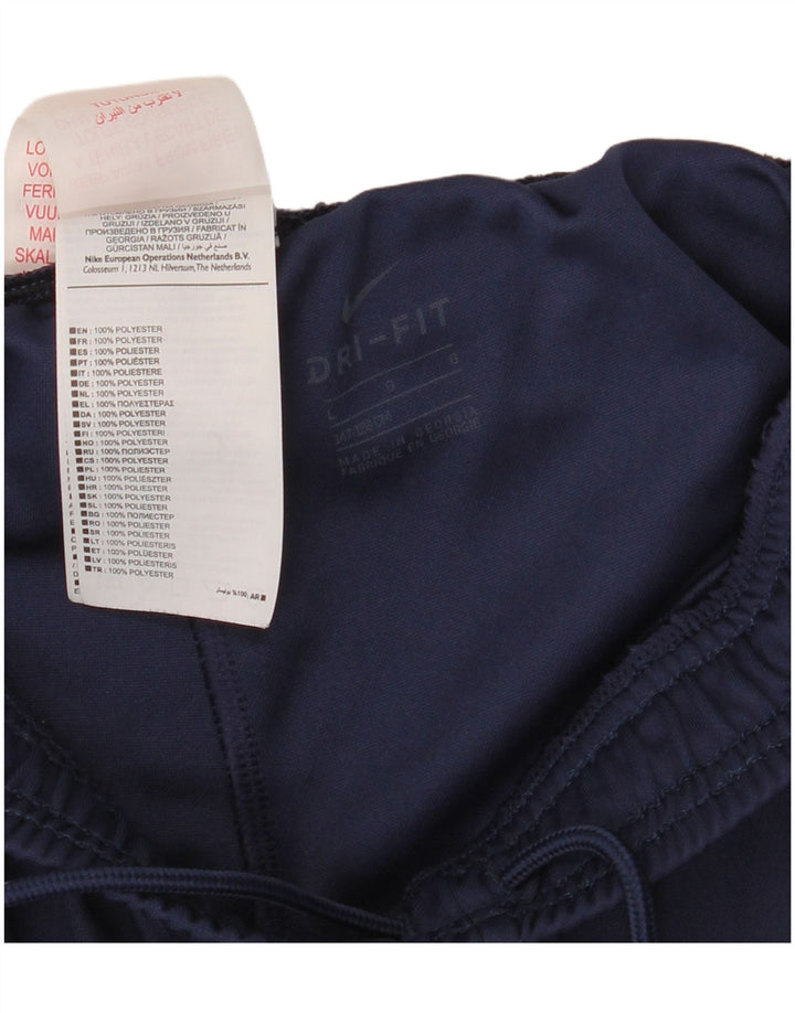 NIKE Drenge Dri Fit Sportshorts 12-13 år Large Navyblå polyester
