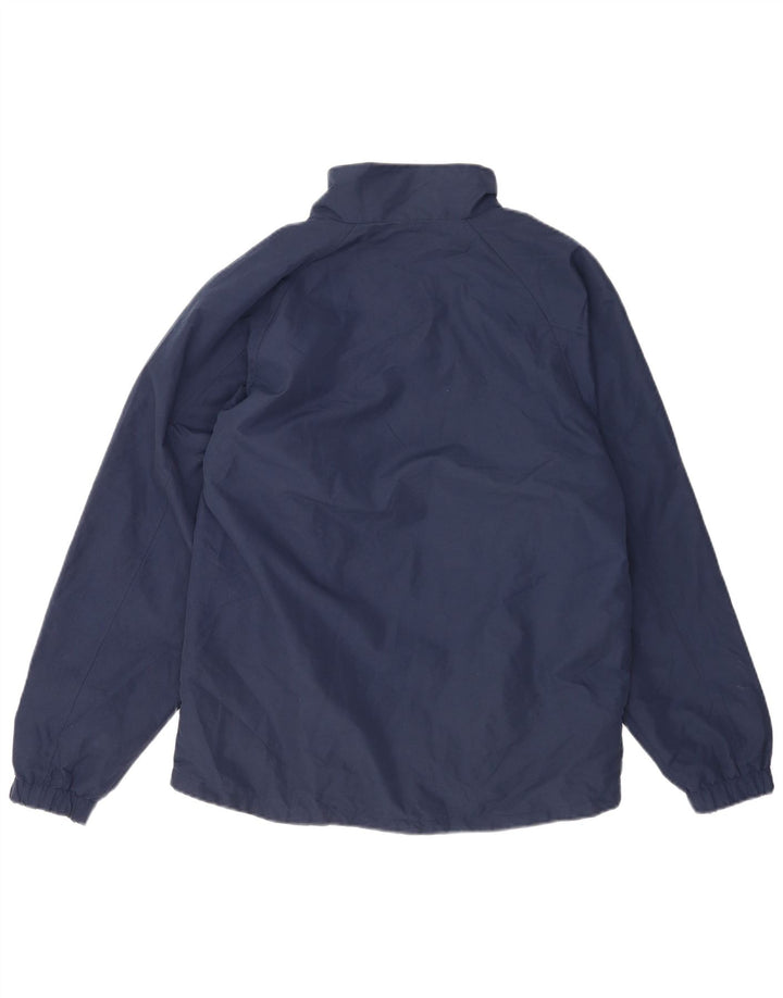 Marks & Spencer Regnjakke til mænd UK 40 Large Navy Blue Polyester