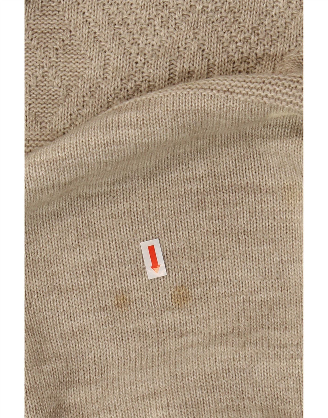 Marks & Spencer Herre sweater med rund hals, medium beige akryl