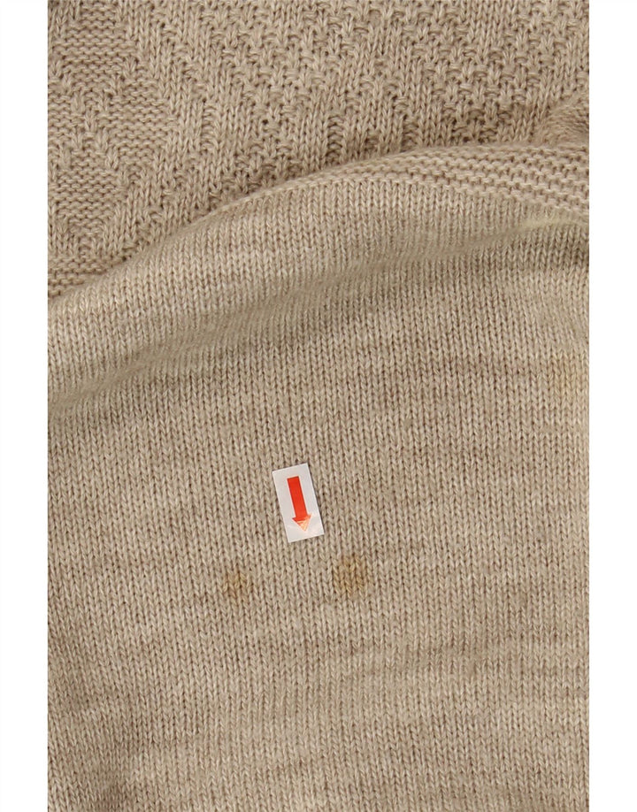 Marks & Spencer Herre sweater med rund hals, medium beige akryl