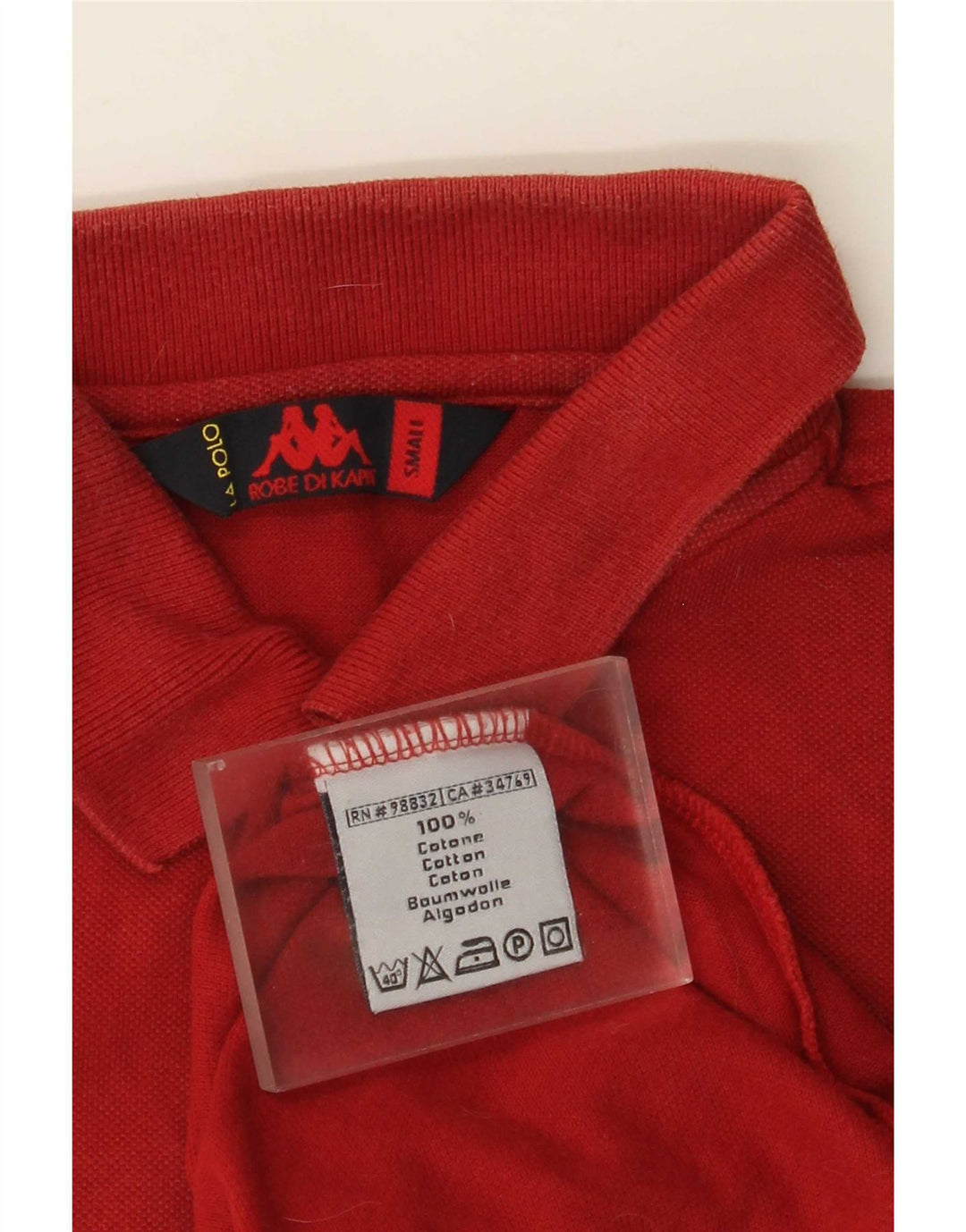 Kappa herre poloshirt Lille rød bomuld
