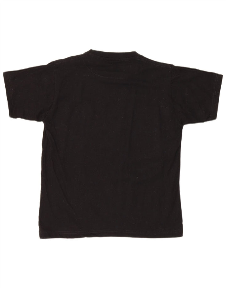 Billabong Dame Grafisk T-Shirt Top UK 14 Medium Sort