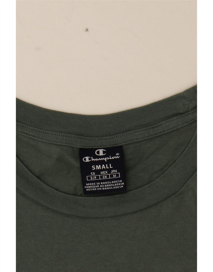 CHAMPION Mens T-Shirt Top Small Green Vintage Champion and Second-Hand Champion from Messina Hembry 