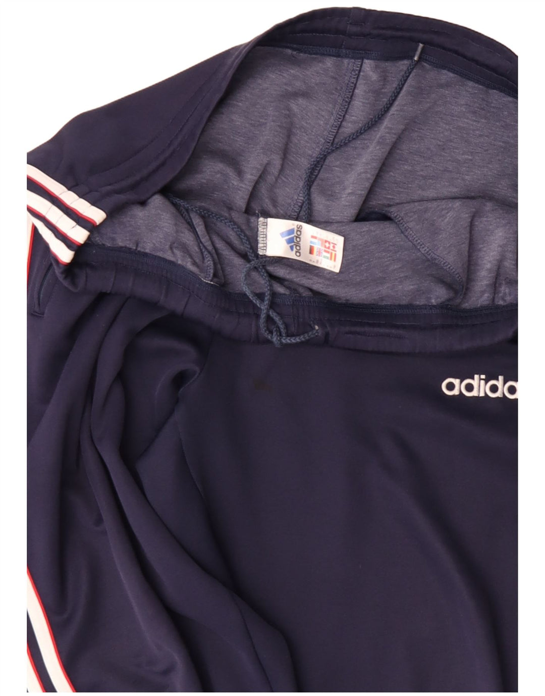 ADIDAS Træningsdragt til mænd Joggers UK 44/46 Large Navy Blue Polyester