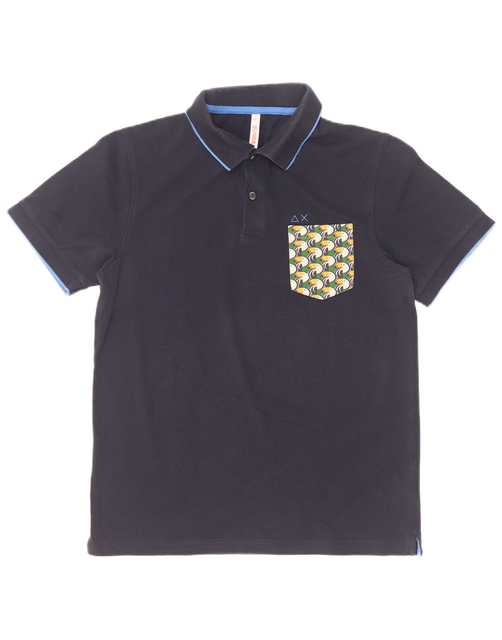 Sun68 Herre poloshirt Medium marineblå bomuld