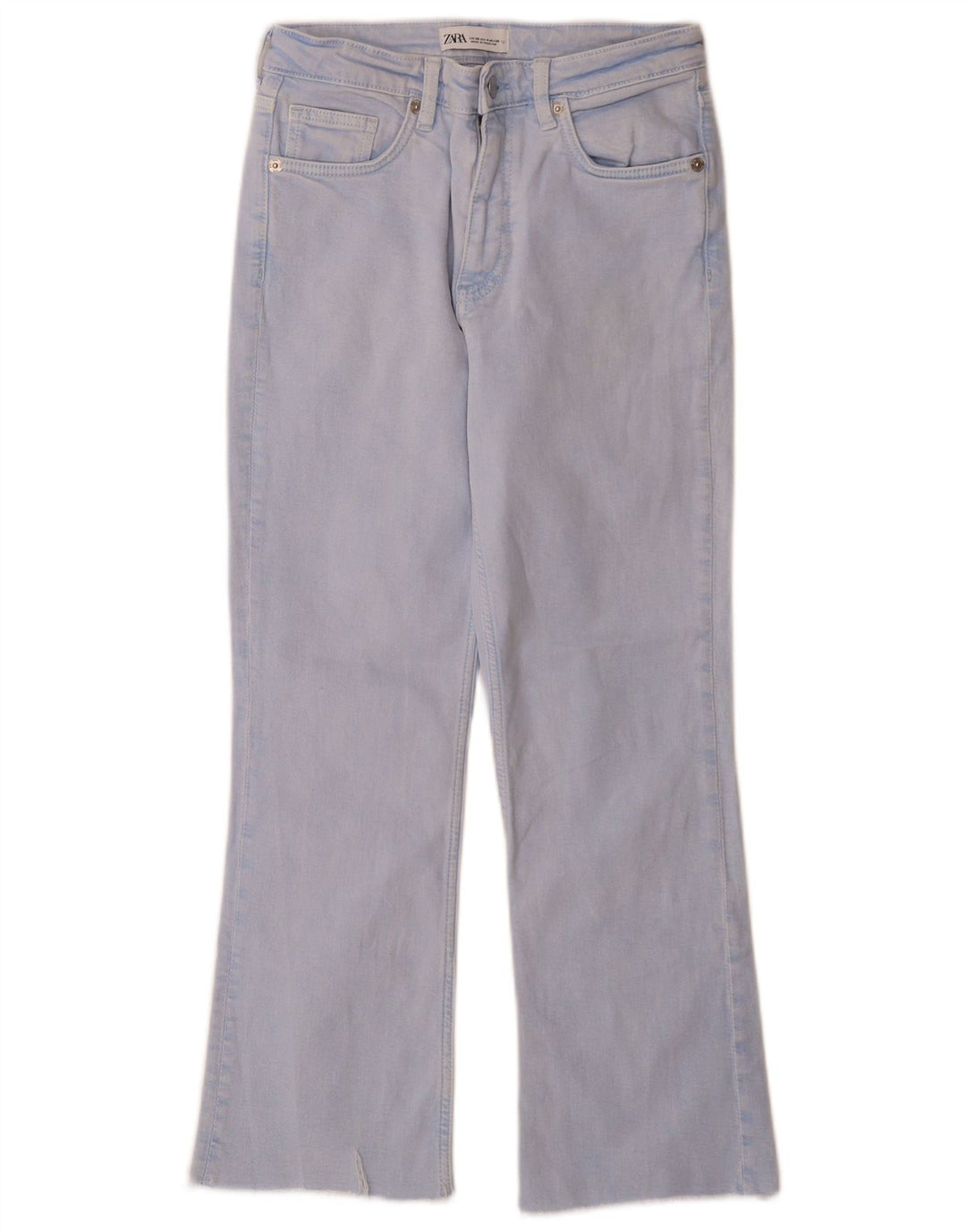 Zara Dame Bootcut Jeans EU 36 XS W26 L28 Blå Bomuld