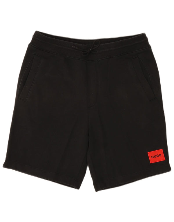 Hugo Boss Herre Sportshorts Medium Sort Bomuld