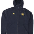 Adidas Arsenal hættetrøje med lynlås til mænd mellem marineblå polyester