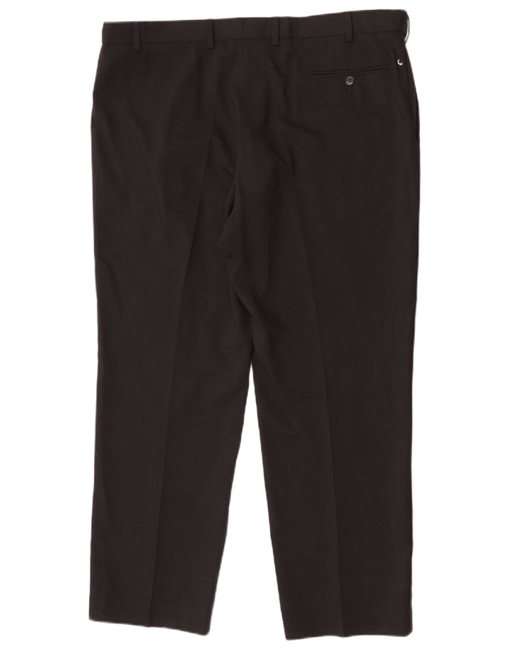 Marks & Spencer Herre Regular Fit Suit Bukser W40 L29 Sort Uld