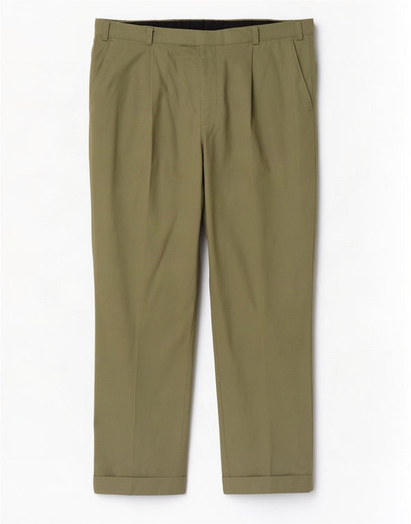 Pierre Cardin Herre Pegged Suit Bukser W40 L31 Khaki