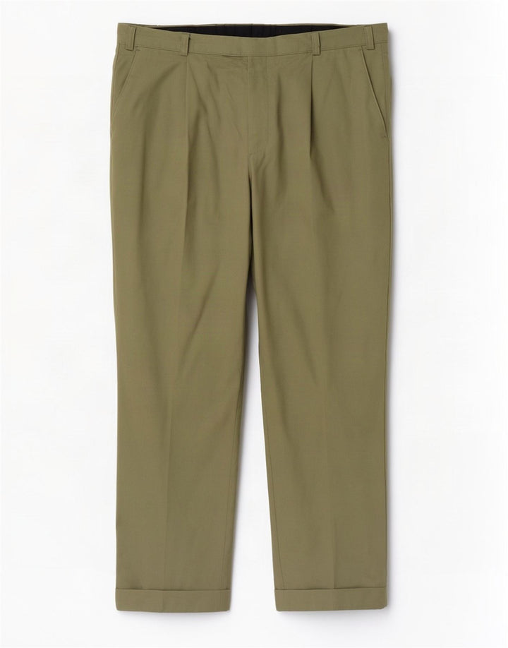 Pierre Cardin Herre Pegged Suit Bukser W40 L31 Khaki