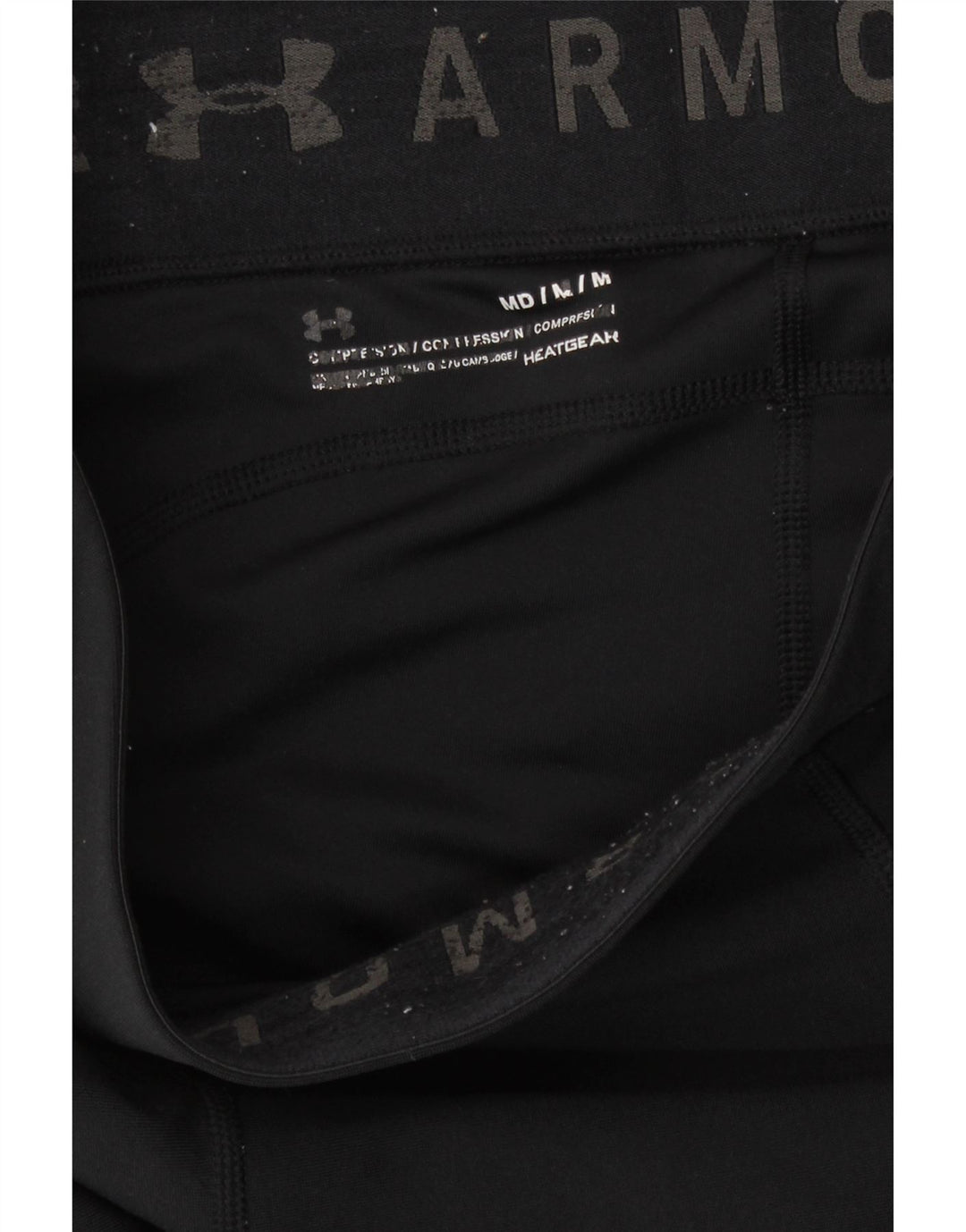 Under Armour Womens Heat Gear Capri Leggings UK 12 Medium Black