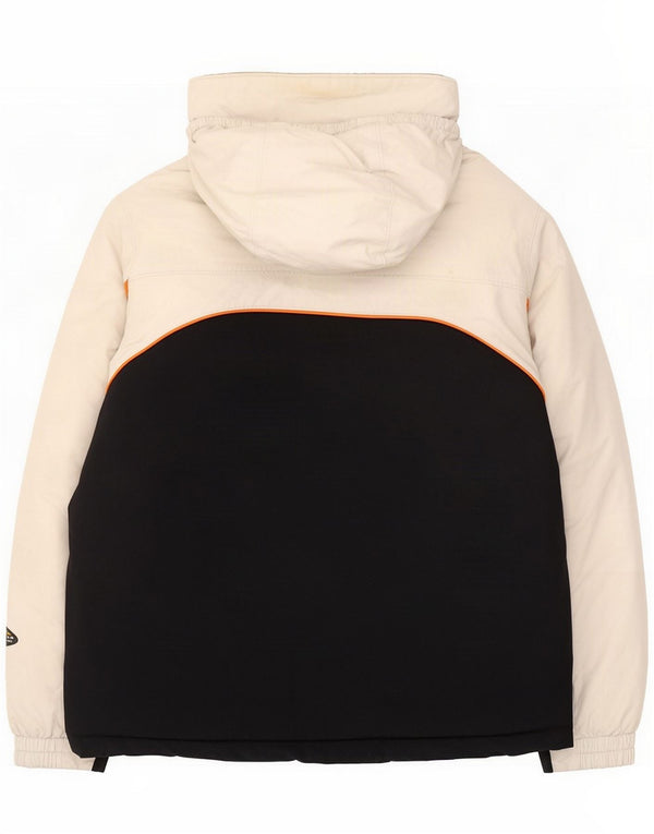 Columbia Boys Hætte Skijakke 14-15 år Large Off White Colourblock