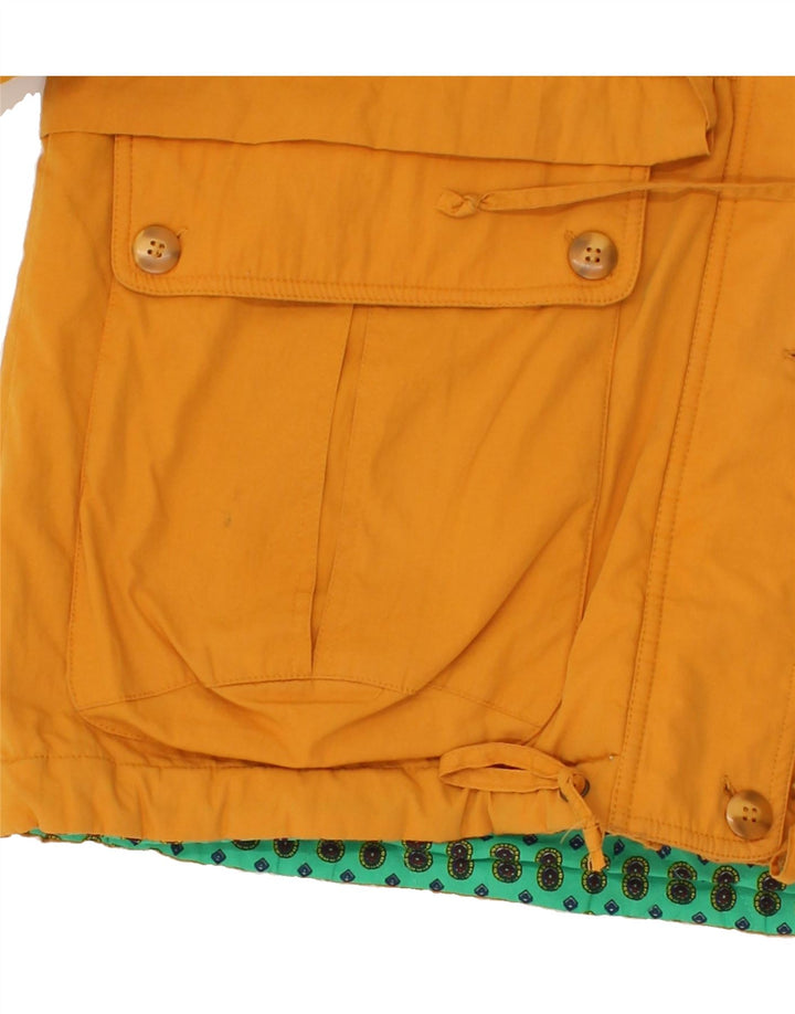 C & A Womens Oversized Hooded Windbreaker Jacket EU 42 Large Yellow Vintage C & A and Second-Hand C & A from Messina Hembry 