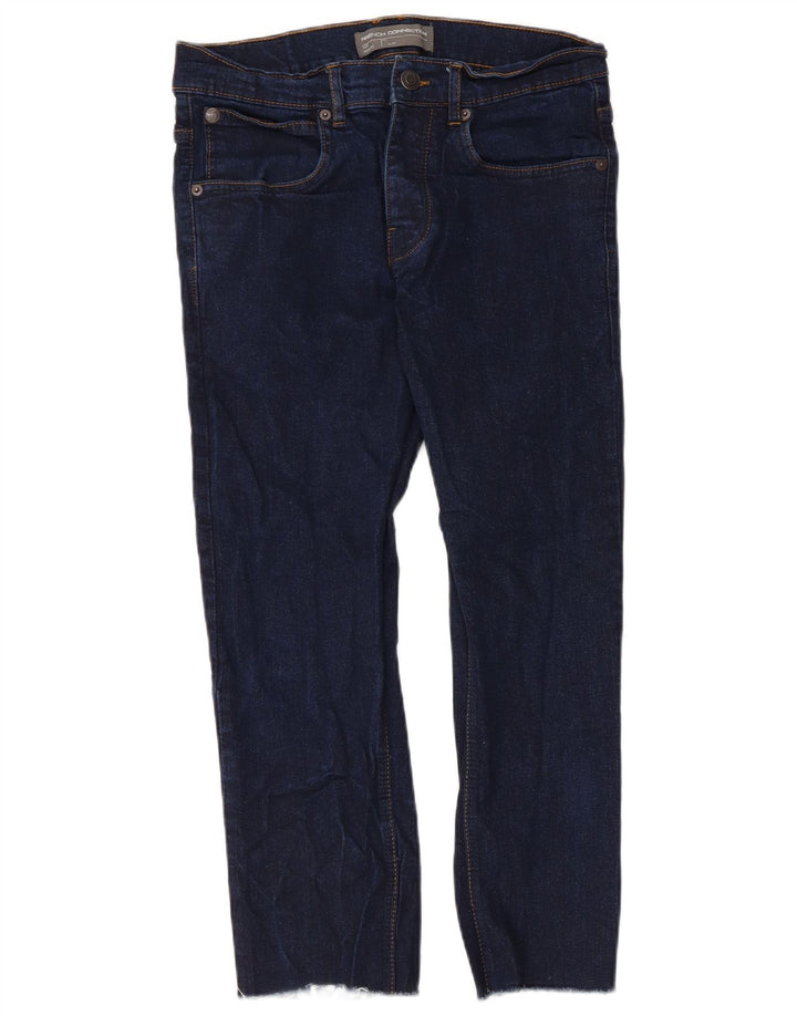 French Connection Slim Jeans til mænd W32 L24 Marineblå bomuld