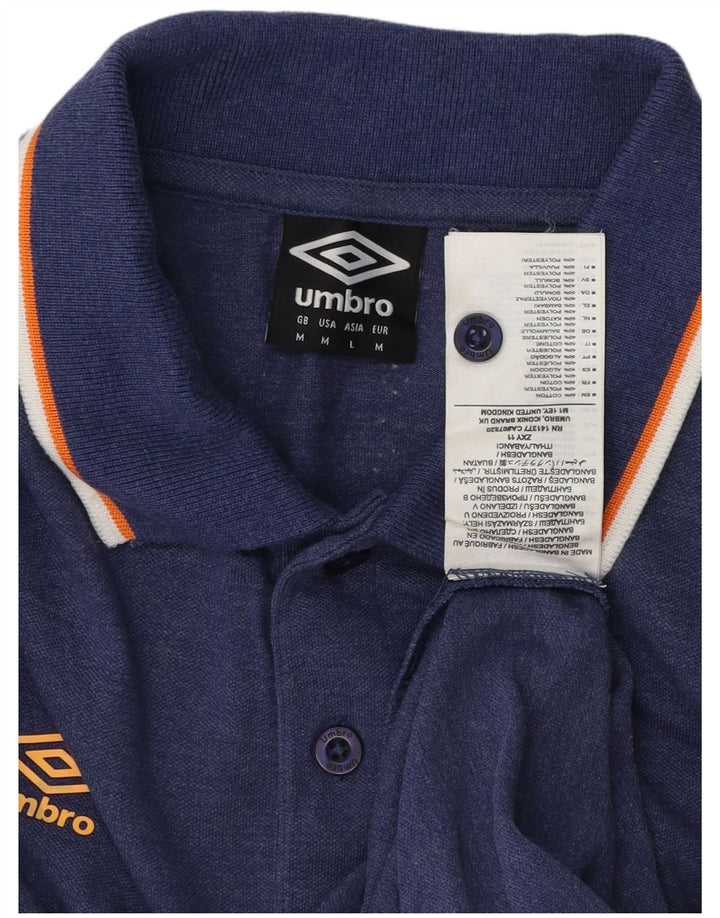 UMBRO Poloshirt til mænd Medium marineblå bomuld