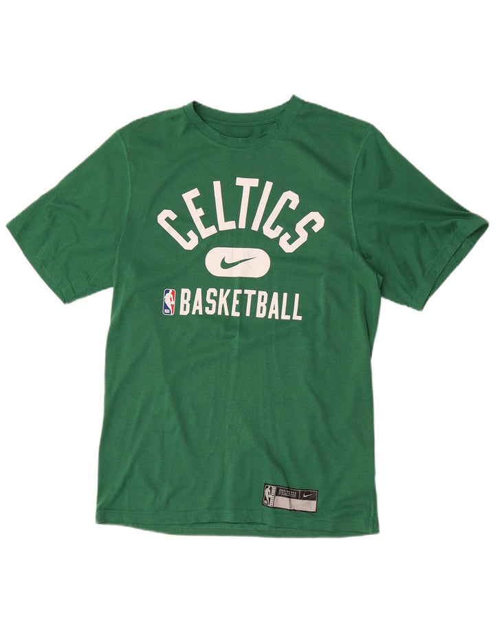 Nike Celtics grafisk T-shirt top lille grøn polyester